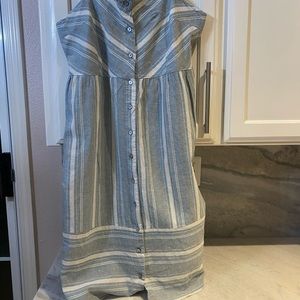 Universal threads cotton and linen dress